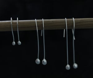 Image of Ball Silver Earrings