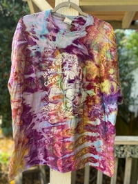 Image 1 of 2XL Godzilla Be Gay Do Crime Tie Dye Shirt E8