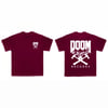 T-Shirt (Burgundy) - Doomshop Logo