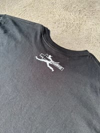 Image 4 of devil logo tee black