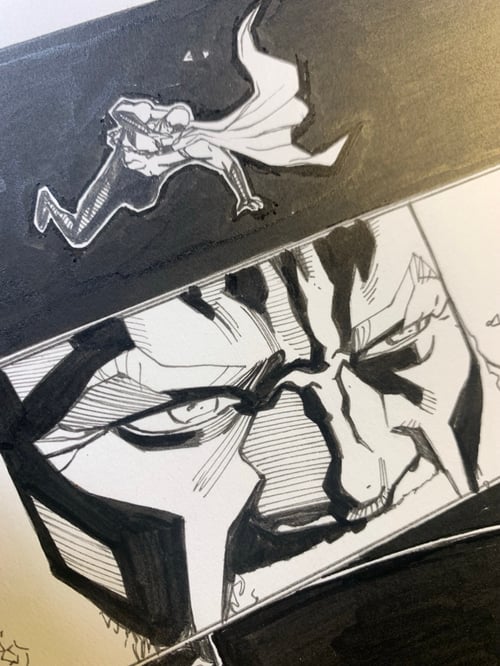 Image of POWER MAN:TIMELESS #1 page 06 original art