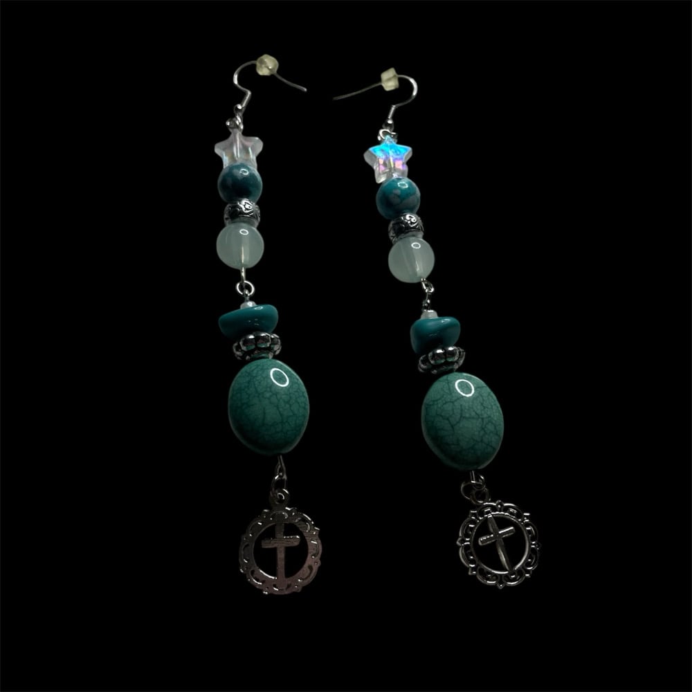 Image of TURQUOISE EARRINGS