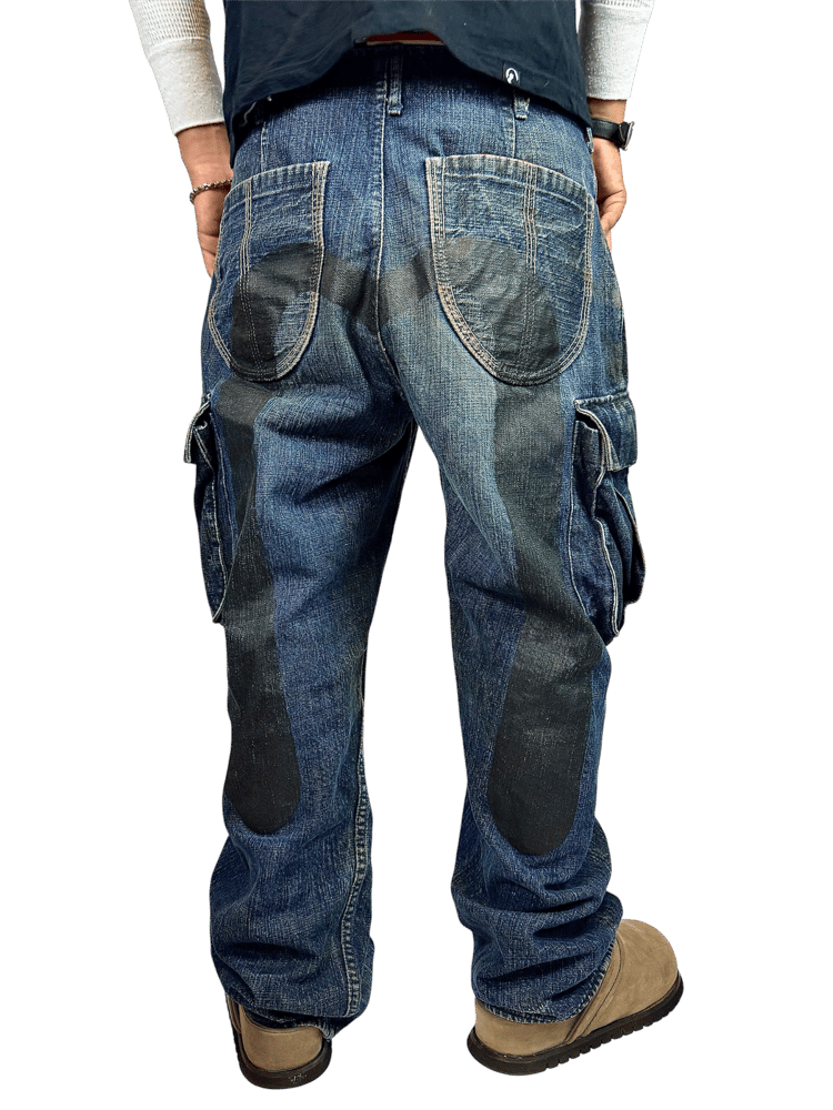 Image of Evisu Diacock 2006 Mudwash Cargo Denim