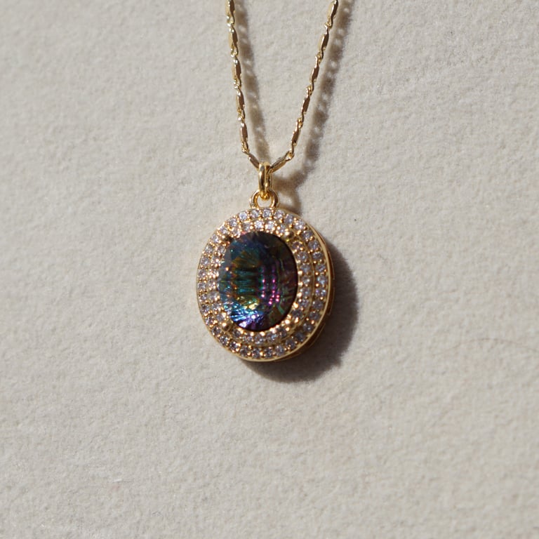 galaxy cz necklace Image 2