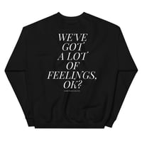 Image 2 of Sad But Rad Club Sweatshirt (Black)