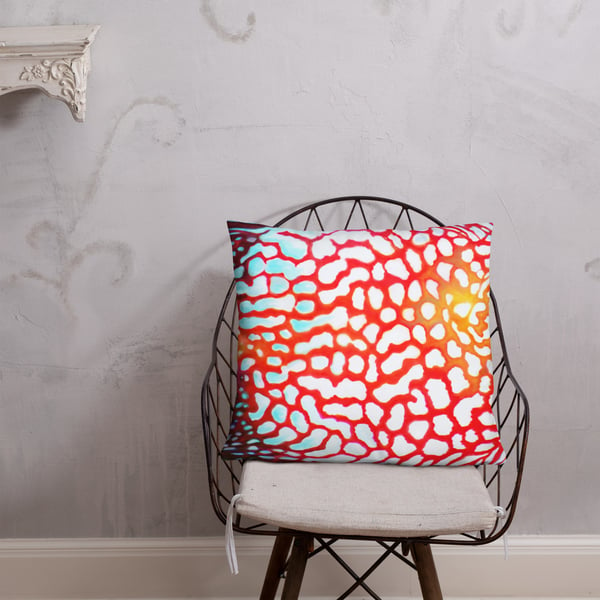 Image of Discus Patterned Pillow