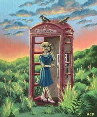 Image 2 of "Telephone Box" Original Painting