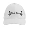 Black Flame Embroidery Baseball Cap (double flail design) 