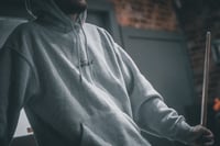 Image 2 of WATERLINES - Grey cozy AF hoodie 