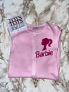 Hand Dyed Barbie Sleepsuit