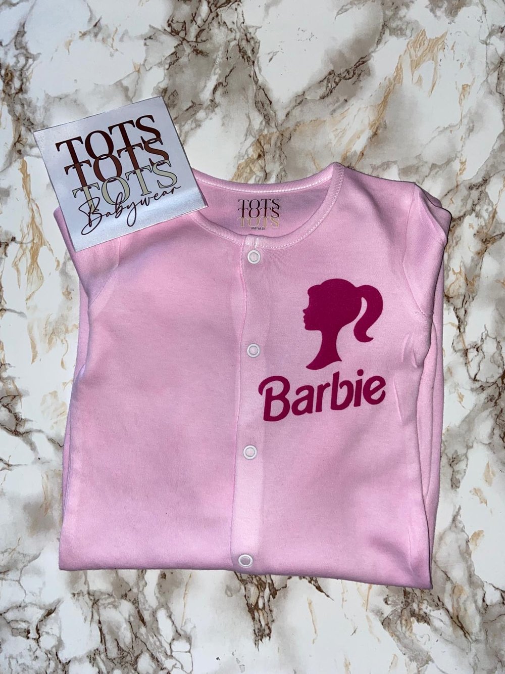 Hand Dyed Barbie Sleepsuit