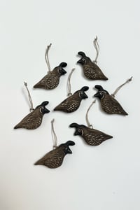 Image 2 of California Quail Ornament