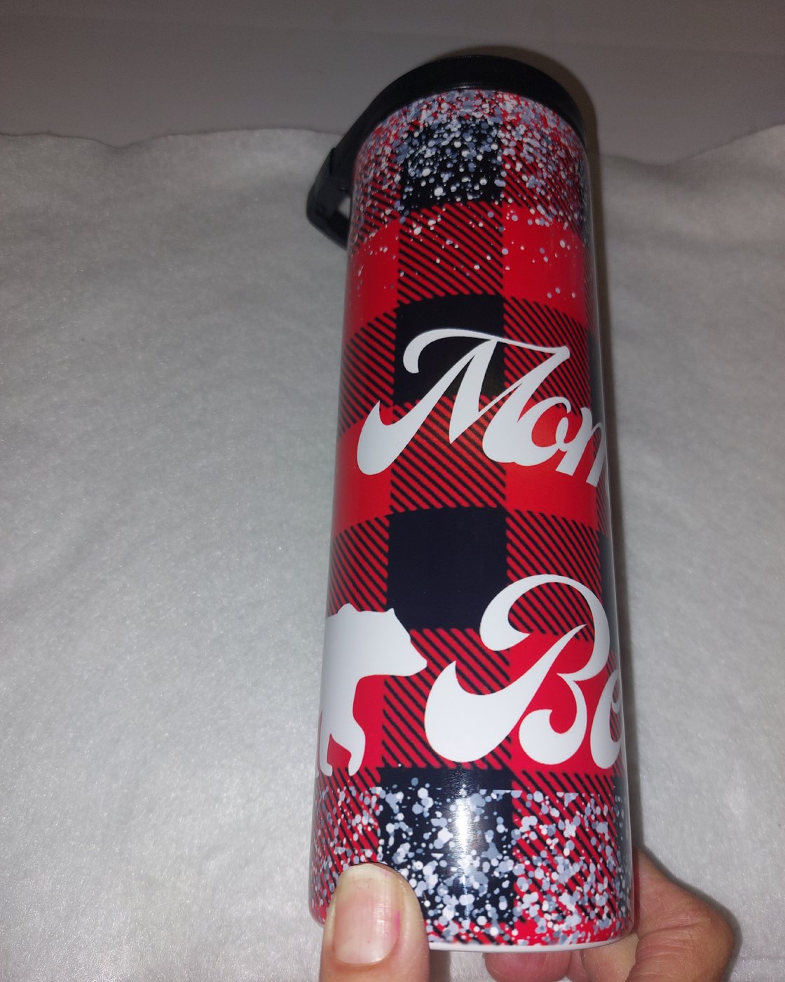 Image of 20 oz Momma Bear Stainless Steel Insulated Sublimation Tumbler 