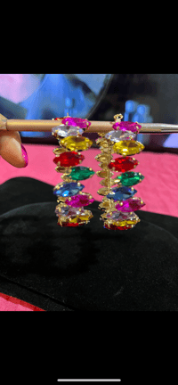 Image 3 of Rainbow multi hoop