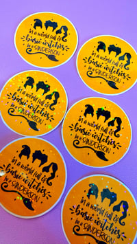 Image 3 of Basic Witches Glitter Sticker