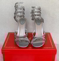 Image 6 of CHANDELIER SILVER TWIST HEELS