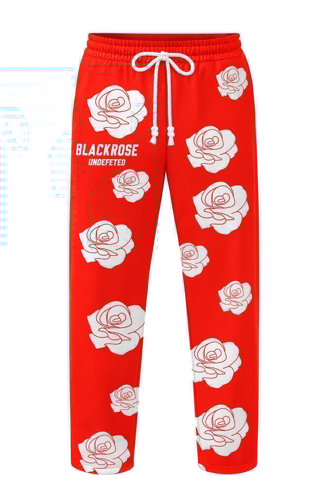 Image of BLACK ROSE FZ BAGGY (RED)