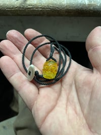 Image 2 of Baltic Amber Skull pendant.