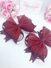 Stunning Lace Bows x 2