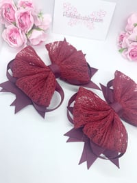 Image 2 of Stunning Lace Bows x 2