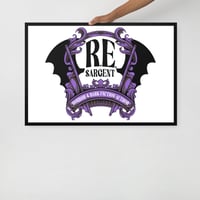 Image 1 of R.E. Sargent Logo Framed poster