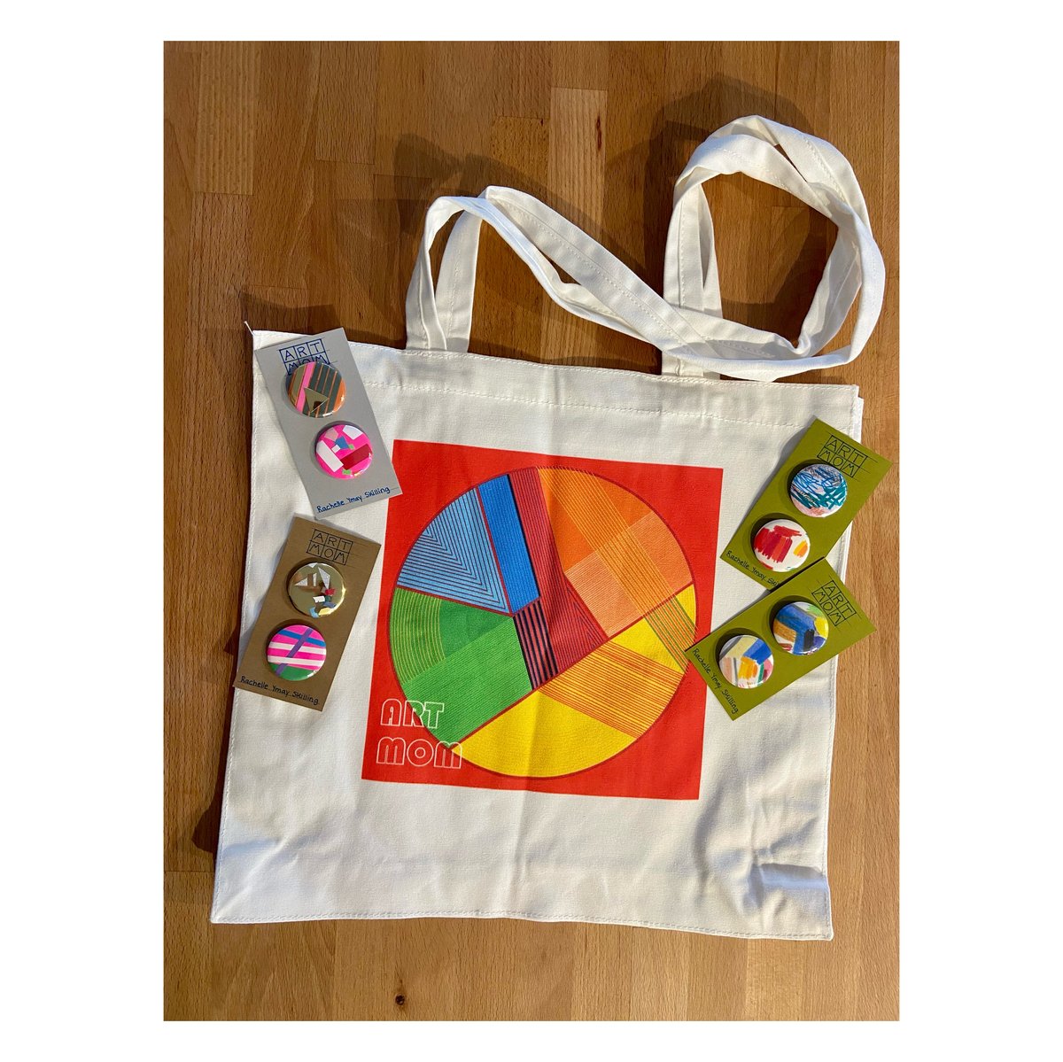 Reusable Art Tote Bag with Tarot Style Figures — Kate Morgan Art