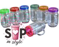 Image 1 of Mason Jar Snowglobe (Acrylic)