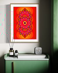 Image 2 of 'Awakened' 250gsm Matt Art Print Vintage Groove Design