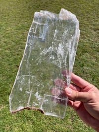 Image 2 of Transparent Selenite Slab #1969