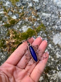 Image 2 of Amethyst Butterfly Pendant 