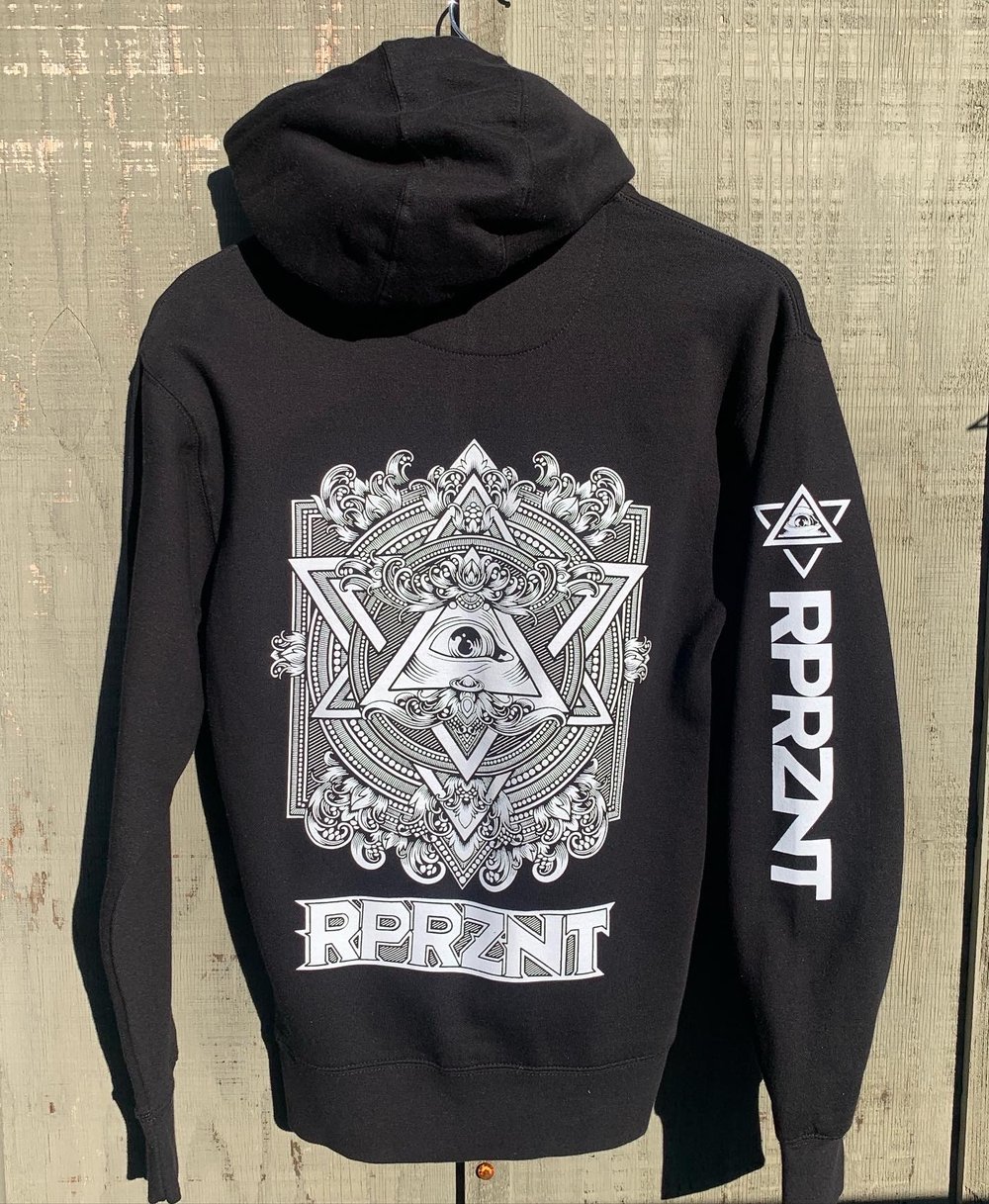 Image of RIPPLE EFFECT Limited Zip Up Hoodie 