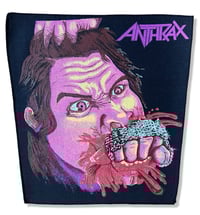 80s ANTHRAX - FISTFUL OF METAL BACKPATCH