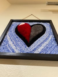 Image 3 of “Half a heart left” 3D wall art