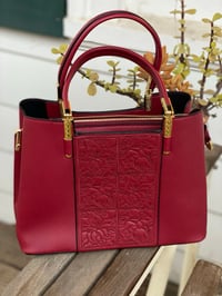 cranberry satchel