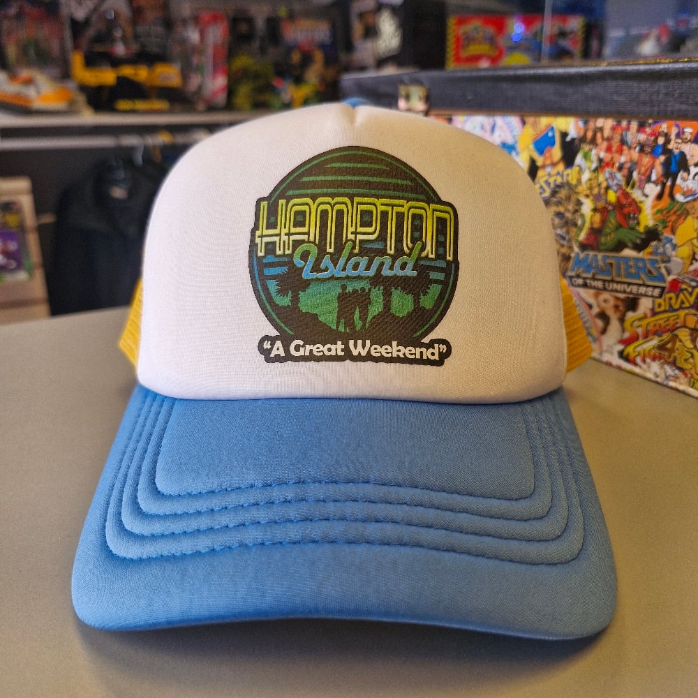 Image of Hampton Island Weekend at Bernies Trucker Snapback Hat