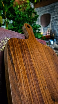 Image 5 of 👑The Armored Kingdom Signature Engraved Walnut Cutting Board - 100% Sustainable American Wood