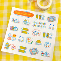 Silly Crayon - Sticker Sheet