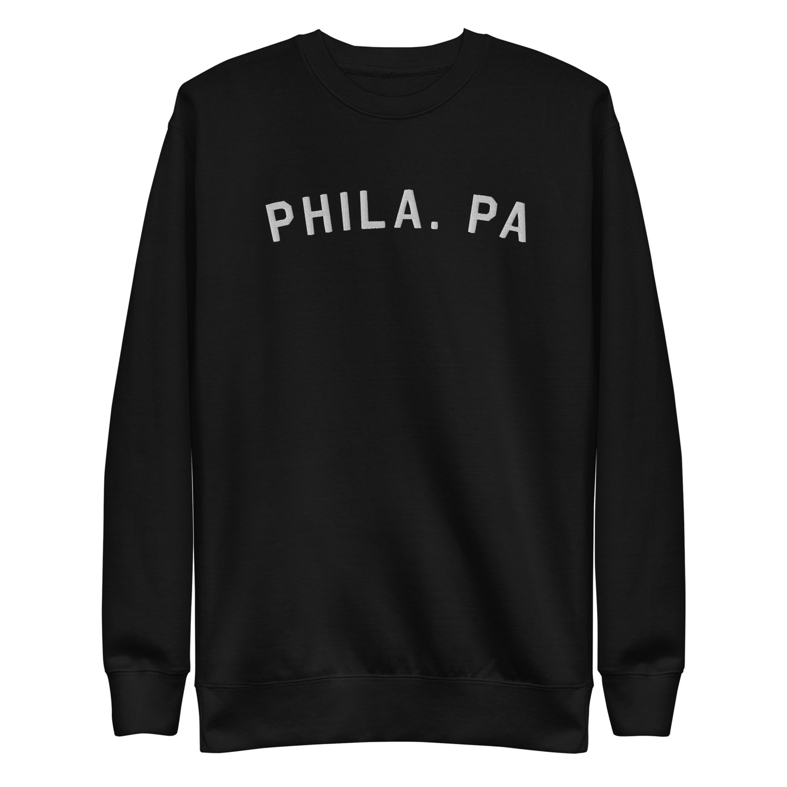 Black discount sweatshirt embroidered