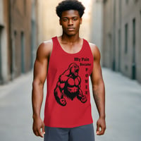Image 2 of Men's Pain Became Power Tank Top