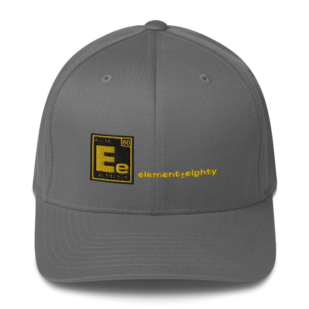 E80 Structured Twill Flexfit Cap - Closed Back