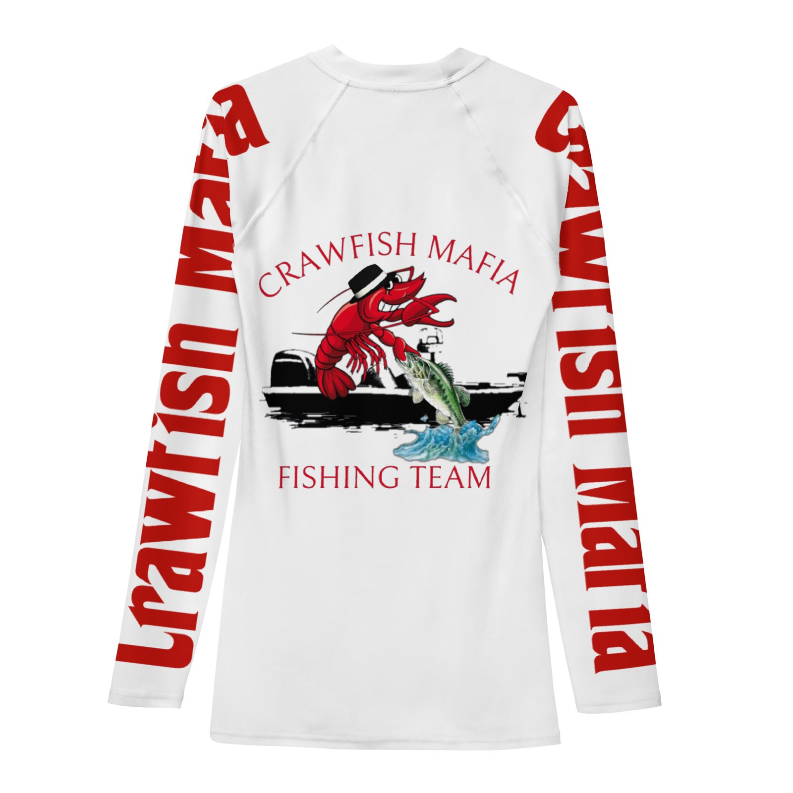Crawfish Mafia Fishing Team Men's Rash Guard