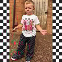 Image 1 of T-SHIRT: Checkerboard Wild Child