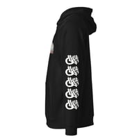 Image 4 of Black Cargo  - Contemporary Urban Art Apparel for the Woke  - Chains - Unisex eco raglan hoodie