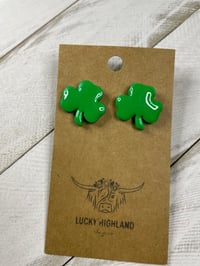 Shamrock studs