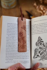 Image 2 of Butterfly and Wildflower Book Mark 