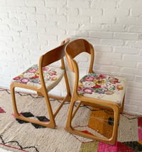 Image 6 of Chaise Traîneau Baumann fleurs