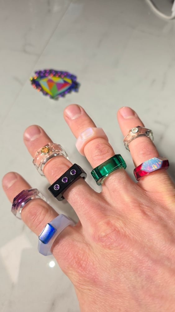 Image of Gemstone Ring Drop #2