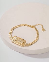 Image 2 of Virgin Mary pendant bracelet 