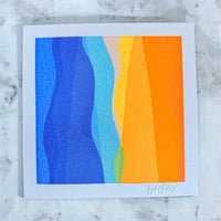 Image 1 of Summer color study #3 - 6x6"