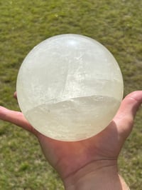 Image 5 of Large Calcite Sphere With Rainbows #2259